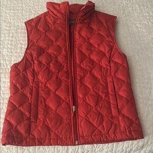Kenneth Cole Reaction Women's Quilted Vest, size S, burnt orange